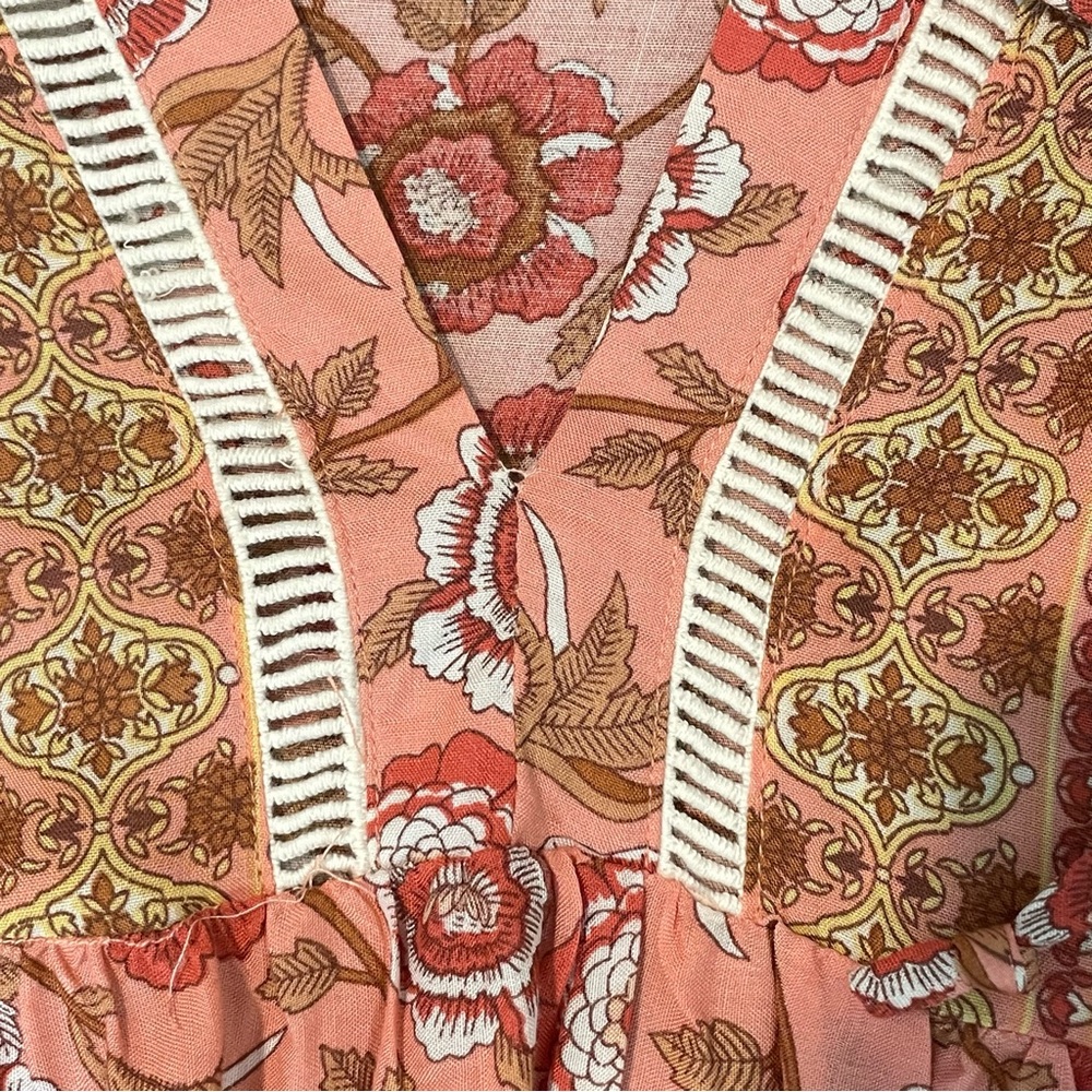 NWOT Umgee Boho Floral Cottage Core Boho Dress Festival Indie Whimsy Size S - Picture 5 of 9
